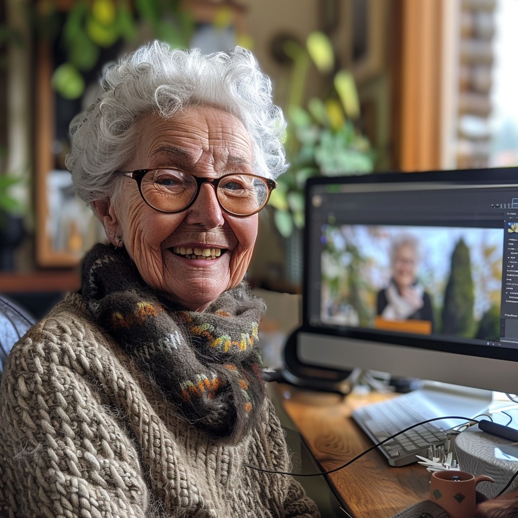 Free Cheerful Senior Editor Image - Woman, Elderly, Smiling | Download ...