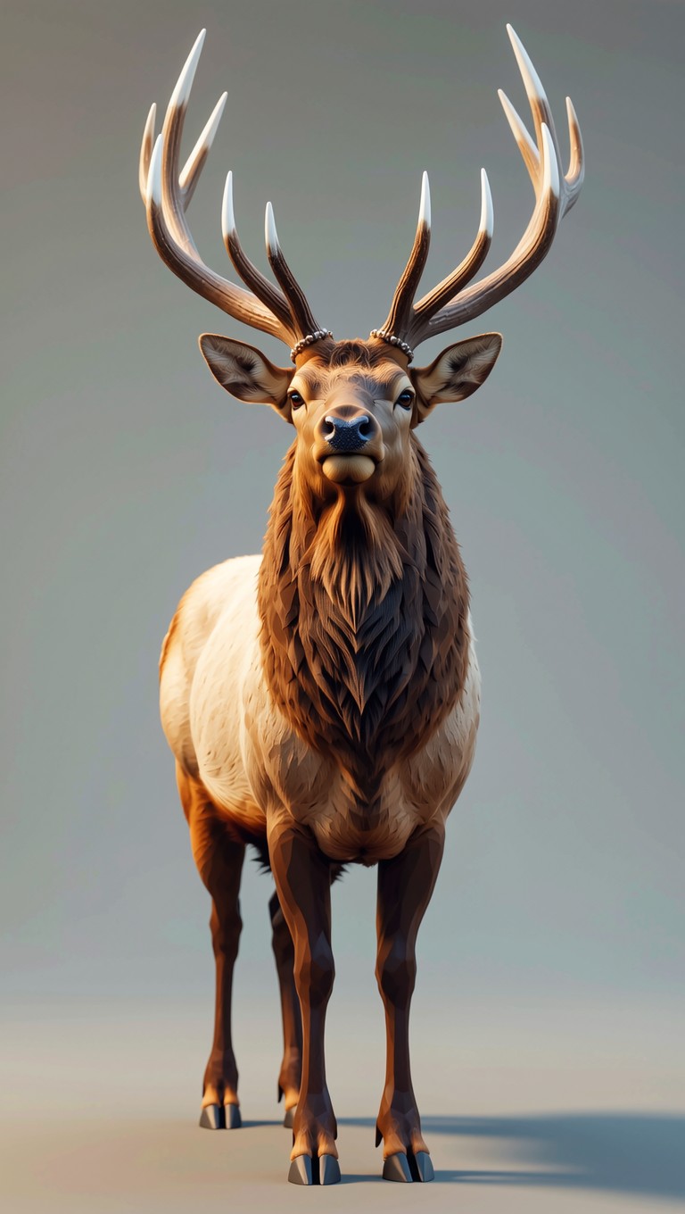 One Elk Free Majestic Standing Elk Image - Elk, Antlers, Wildlife | Download at ...