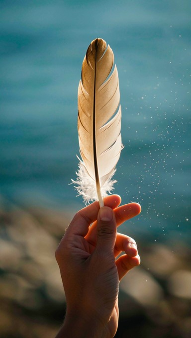 Free Golden Feather Moment Image | Download at StockCake
