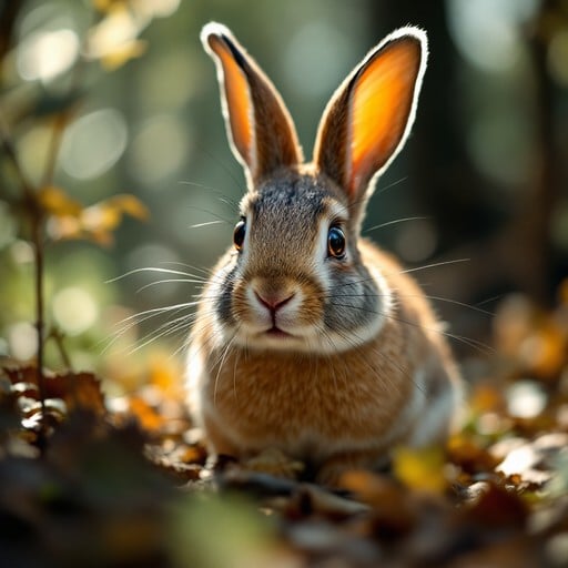 Free Alert Forest Rabbit Image - Rabbit, Bunny, Wildlife | Download at ...