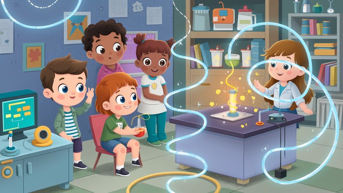 Free Discovering Electrical Magic Image - Children, Science, Coils ...