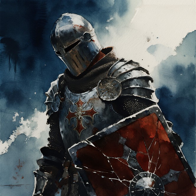 Incompent Knight Free Noble Knight Portrait Image - Knight, Watercolor, Portrait ...