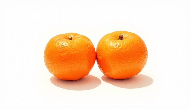 Two Oranges Color In Free Vibrant Orange Duo Image | Download at StockCake