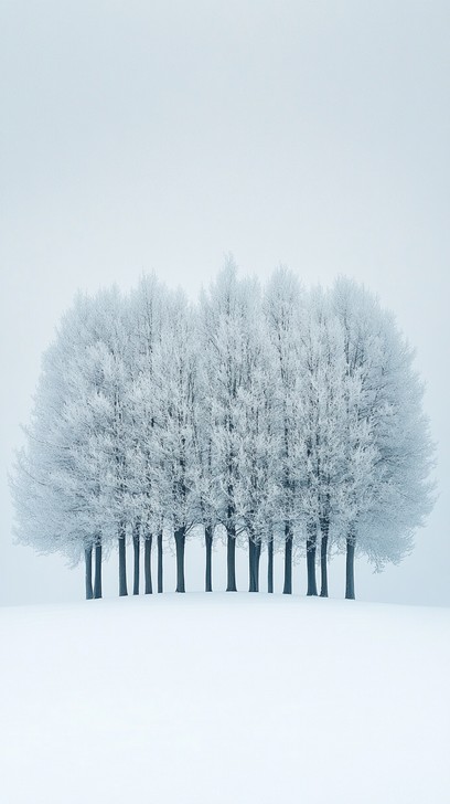 Download Frosted Winter Trees Image - Winter, Trees, Frost | StockCake