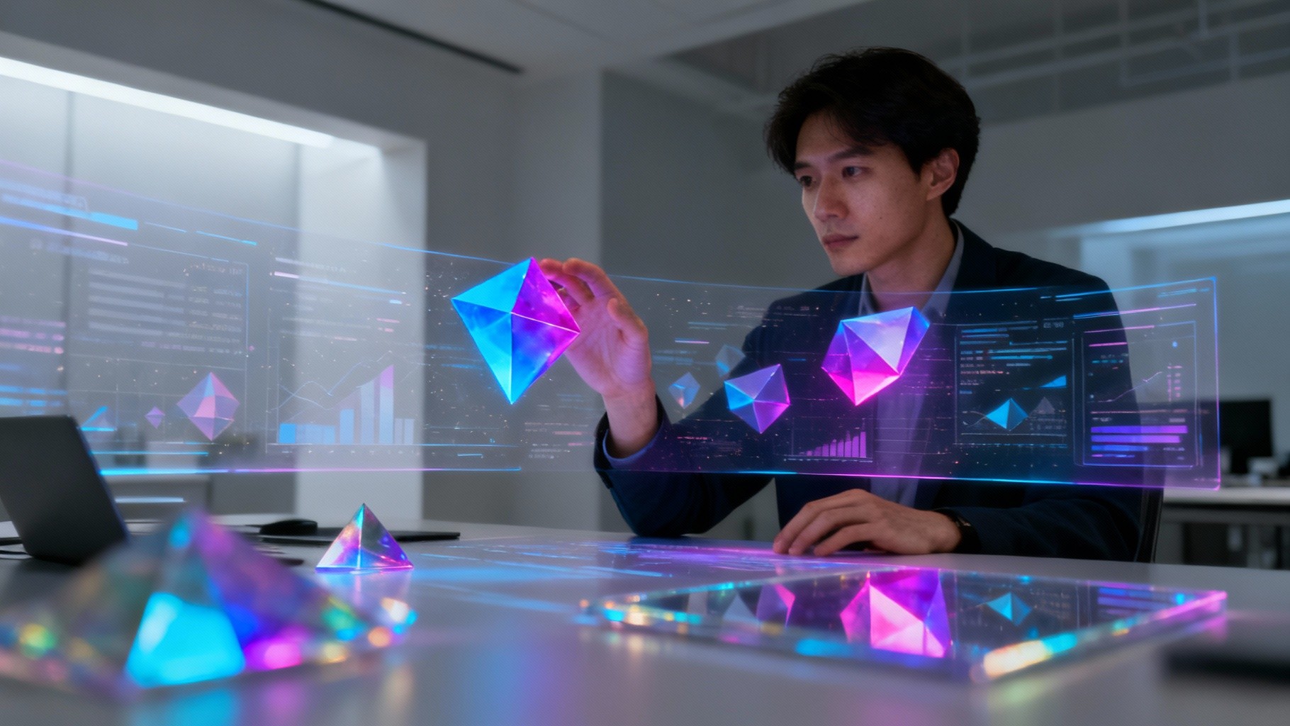 Free Holographic Future Interface Image - Holographic, Futuristic ...