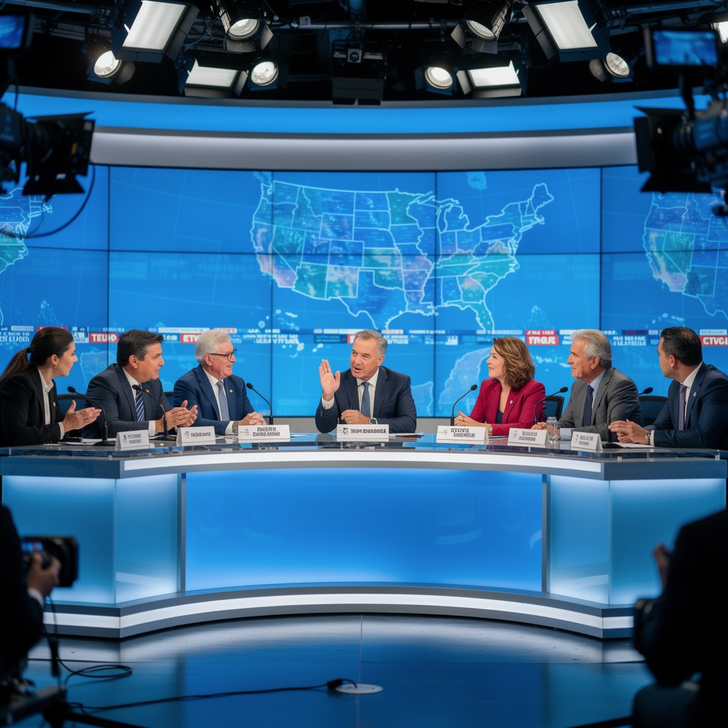 Political Discussion Panel Image Free Political Debate Panel Image - Politics, Debate, Panel | Download ...