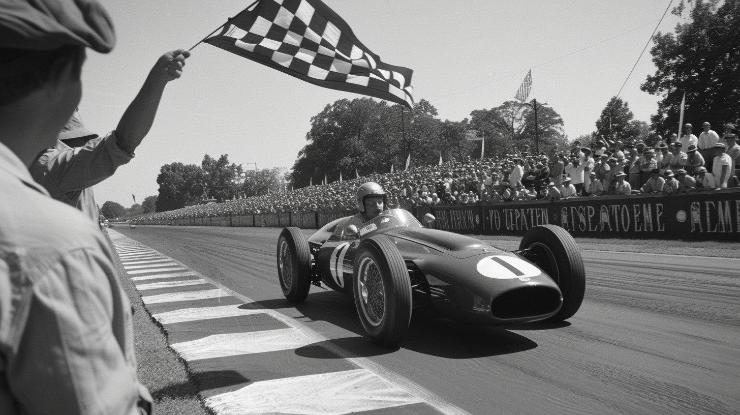 Free Race Finish Line Image - Racing, Vintage, Car | Download at StockCake