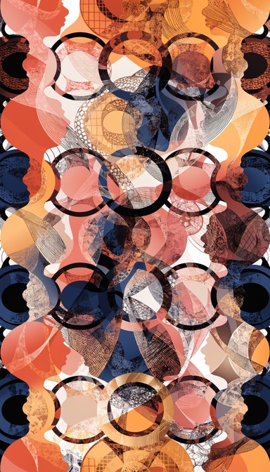 Free Abstract Textile Design Image - Abstract, Pattern, Terracotta ...