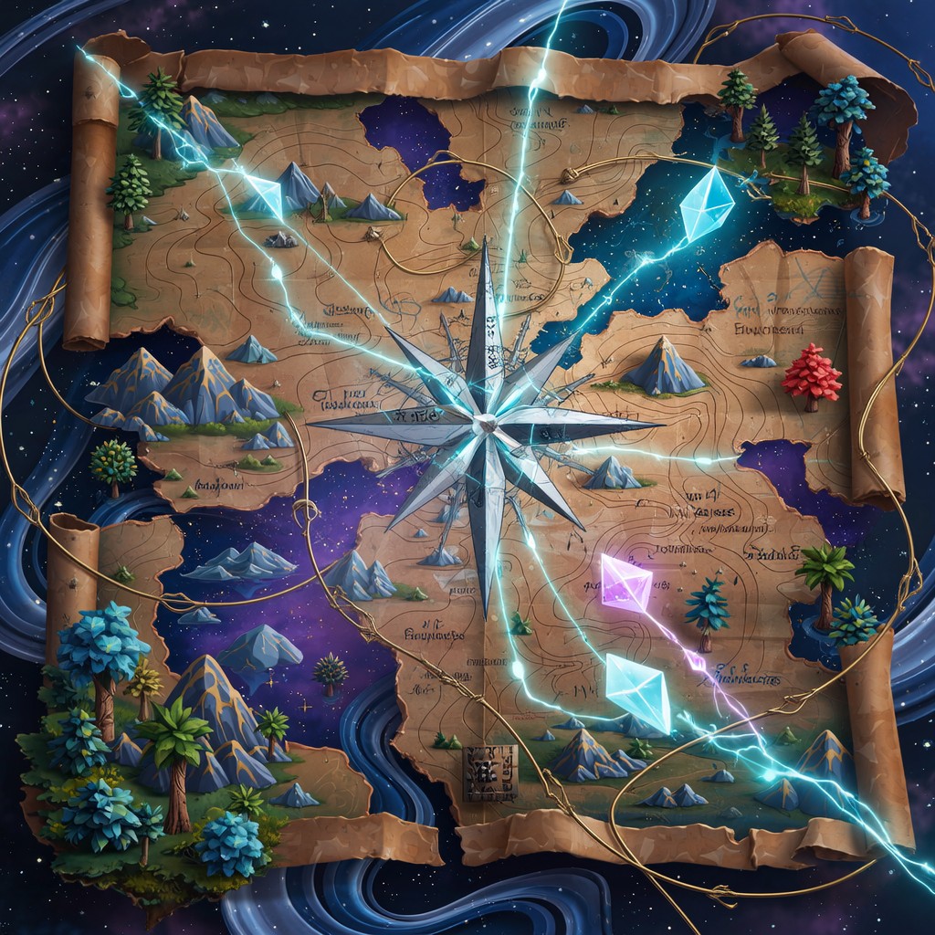 Free Magical Map Navigation Image - Map, Fantasy, Magical | Download at ...