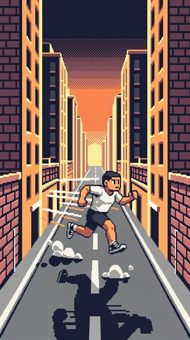 Free Athletic Pixel Art Image - Runner, Athlete, Pixel | Download at ...