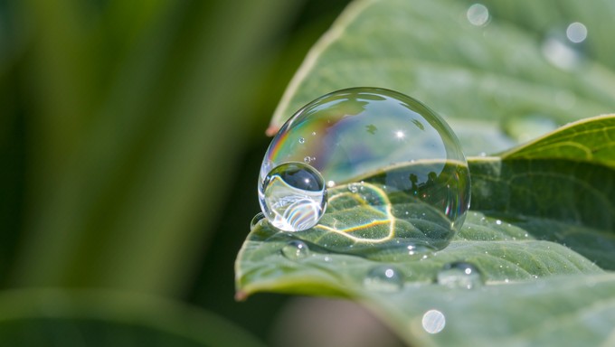 Free Rainbow Raindrop Macro Image - Water, Droplet, Raindrop | Download ...
