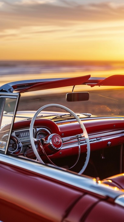 Free Vintage Car Sunset Image - Vintage, Car, Sunset | Download at ...