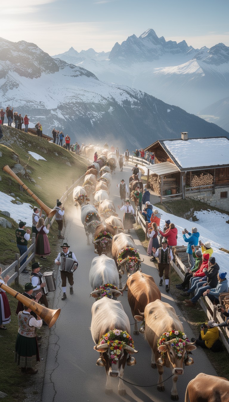 Free Alpine Cow Parade Image - Alpine, Parade, Cattle | Download at ...