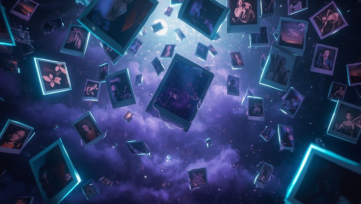 Free Dimensional Photo Archive Image - Photographs, Floating, Indigo ...