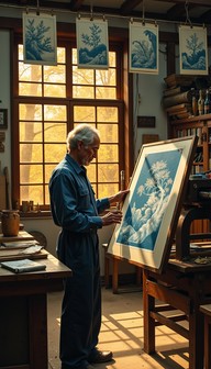 Printmaking Master Free Traditional Print Master Image - Artisan, Printmaking, Woodblock ...