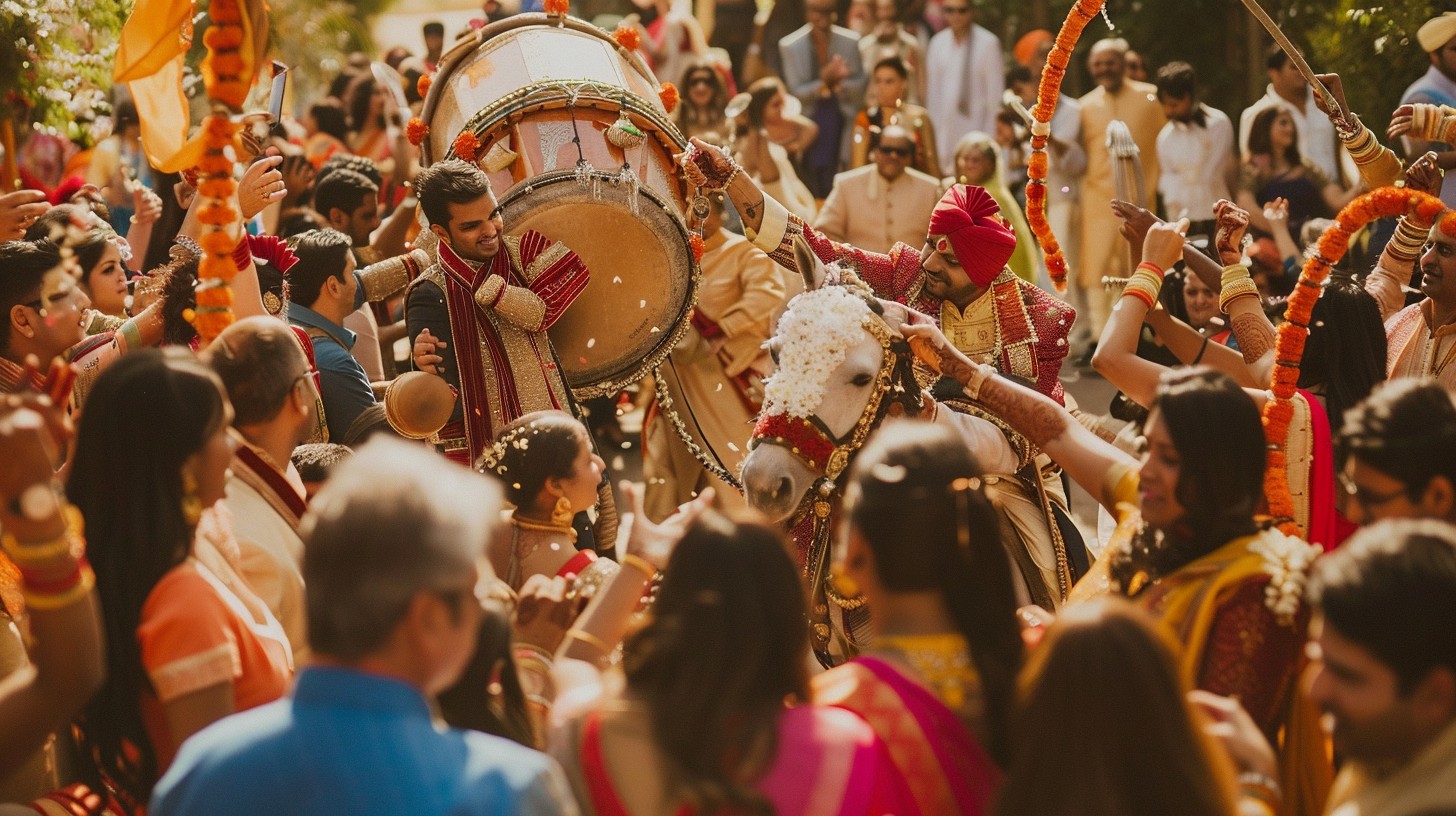 Free Vibrant Wedding Procession Image - Wedding, Celebration, Indian ...