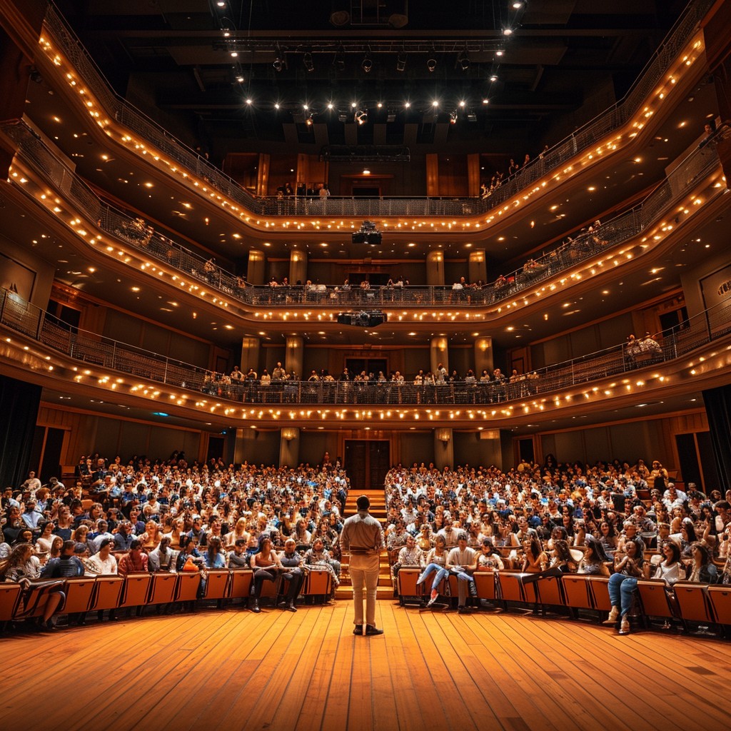 The Stage Performance Free Solo Stage Performance Image - Theater, Audience, Performance ...