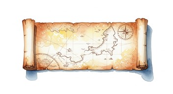 Free Ancient Map Scroll Image - Watercolor, Map, Scroll | Download at ...
