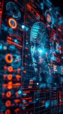 Free Futuristic AI Interface Image - Artificial, Intelligence, Ai ...
