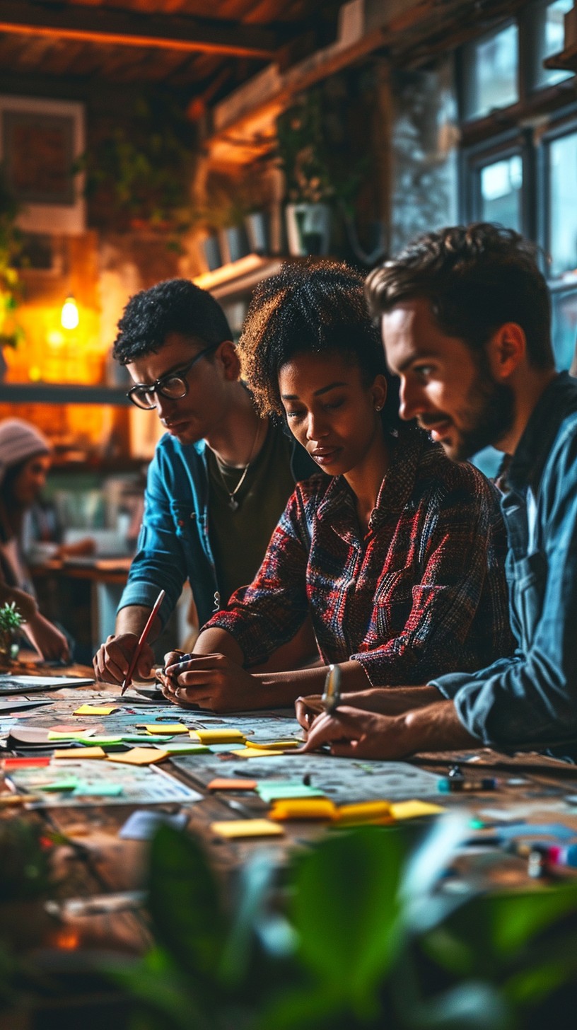 Download Creative Team Collaborating Image - Collaboration, Creativity ...