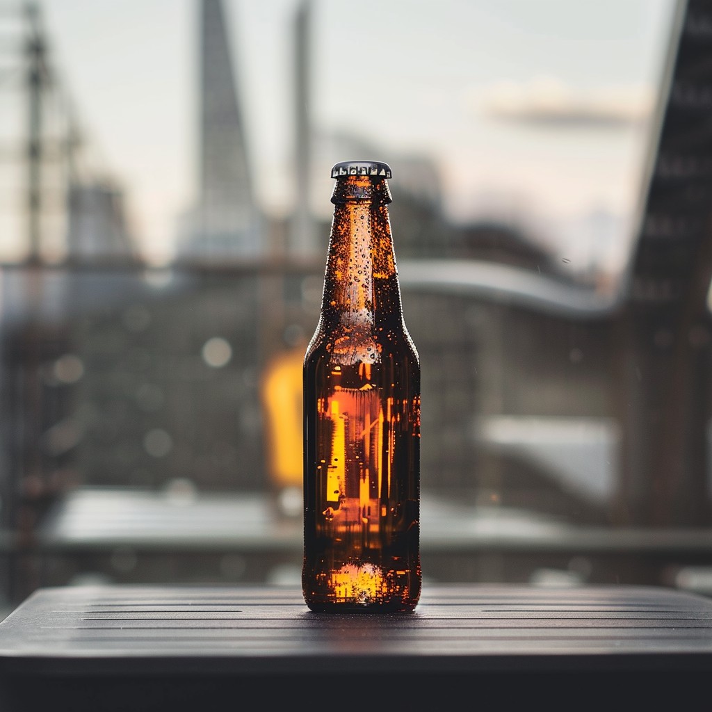 Free Amber Bottle Glow Image - Bottle, Sunset, Glow | Download at StockCake