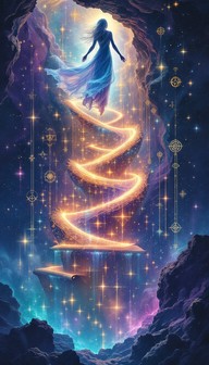 Free Celestial Knowledge Awakens Image - Mystical, Ethereal, Cosmic ...