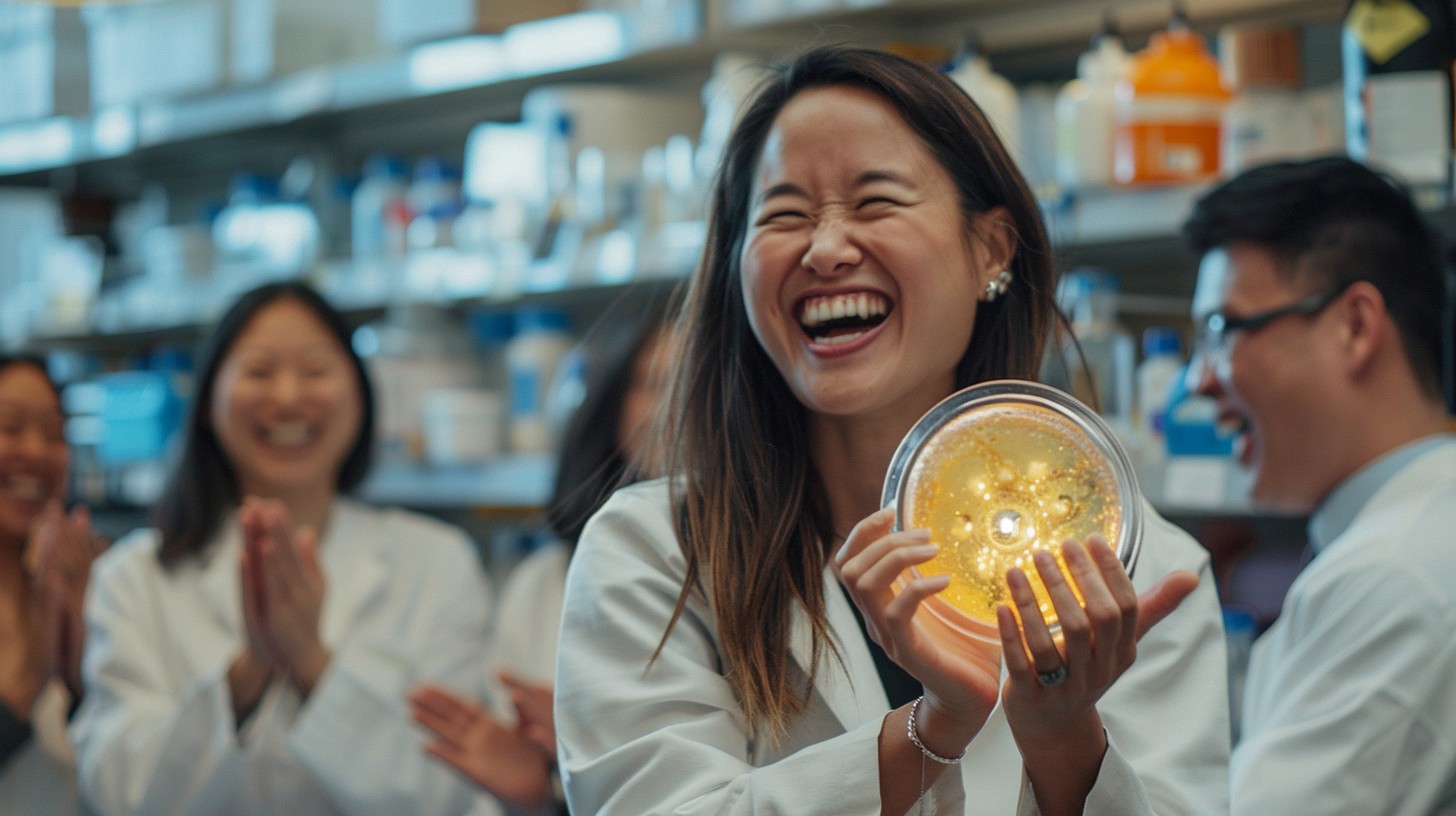 Free Joyful Scientific Achievement Image - Scientists, Laboratory ...