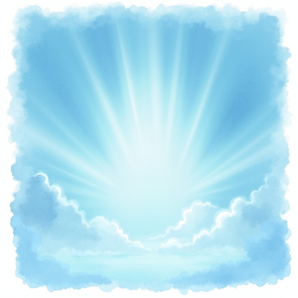 Free Divine Sky Rays Image - Sky, Watercolor, Rays | Download at StockCake