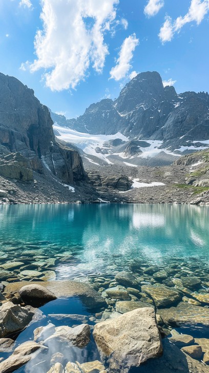 Free Alpine Serenity Scene Image - Alpine, Lake, Mountains | Download ...