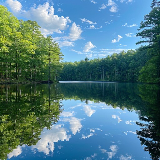 Free Serene Lake View Image - Lake, Reflection, Trees | Download at ...