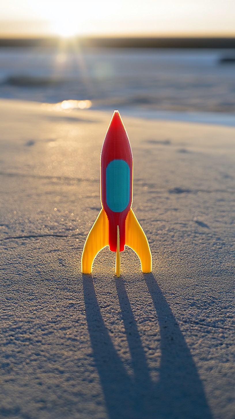 Free Sunset Rocket Launch Image - Sunset, Rocket, Beach | Download at ...