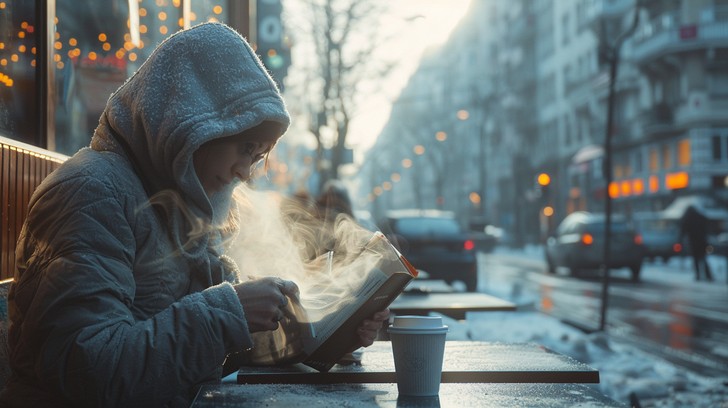 Snow Reading Free Winter Reading Time Image - Winter, Reading, City | Download at ...