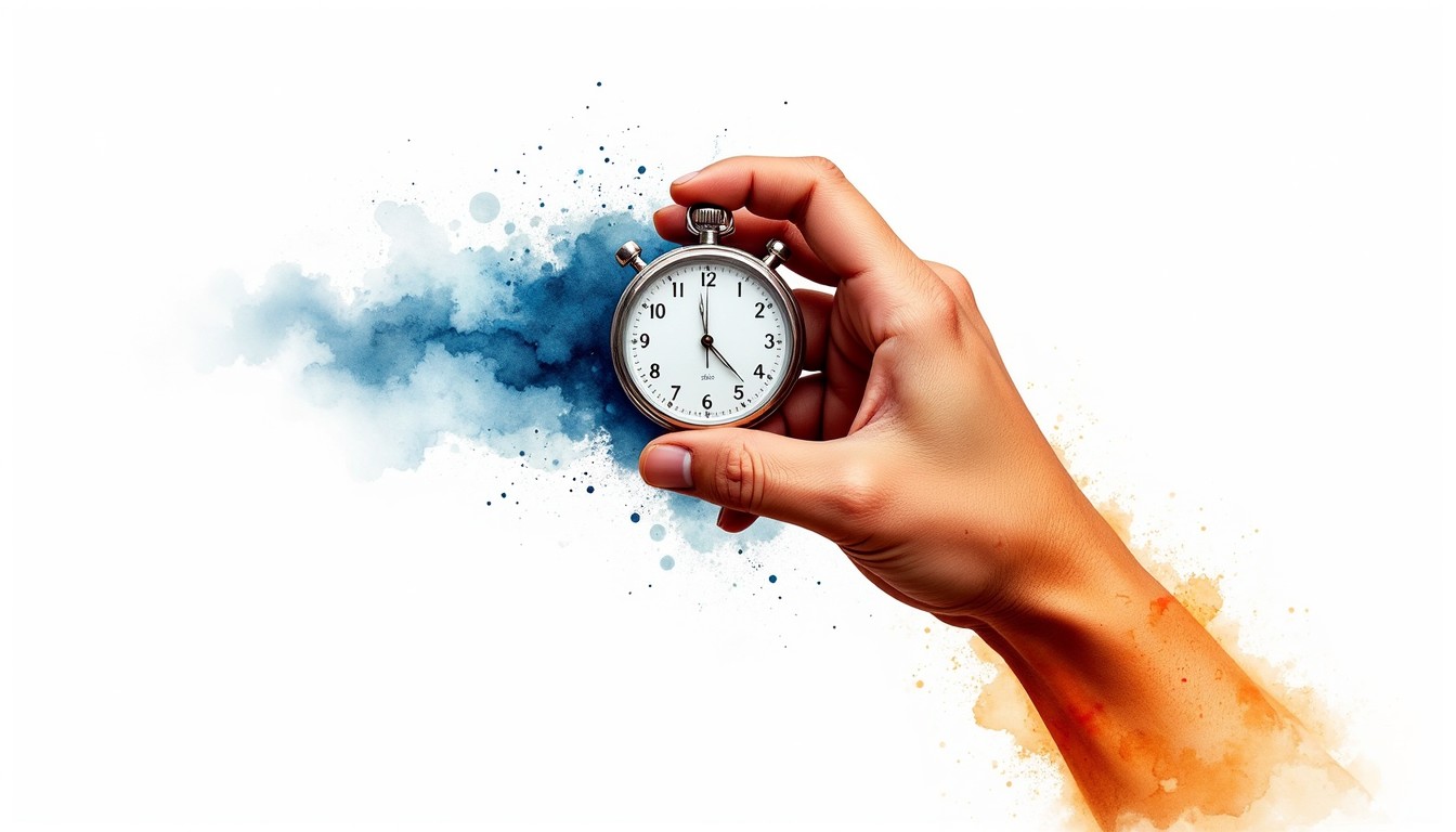 Hand. Time Picture Free Time Slipping Away Image - Watercolor, Stopwatch, Hand | Download ...
