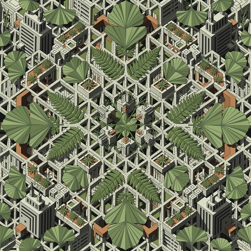 Free Urban Botanical Geometry Image - Geometric, Botanical, Pattern ...