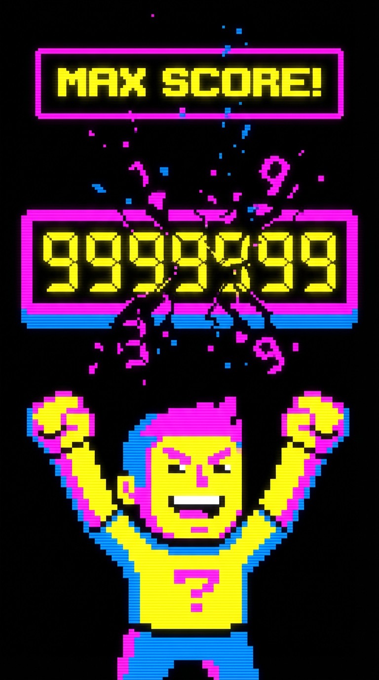 Victory Score Graphics Download Maximum Score Victory Image - Pixel, Arcade, Victory | StockCake