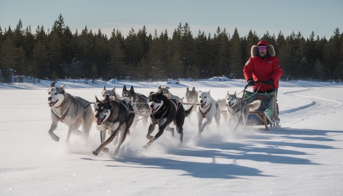 Free Sled Dogs Racing Image - Dogs, Sled, Snow | Download at StockCake