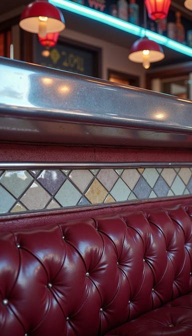 Free Burgundy Meets Chrome Image - Retro, Diner, Chrome | Download at ...