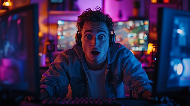 Free Intense Gaming Session Image - Gaming, Excitement, Laptop ...