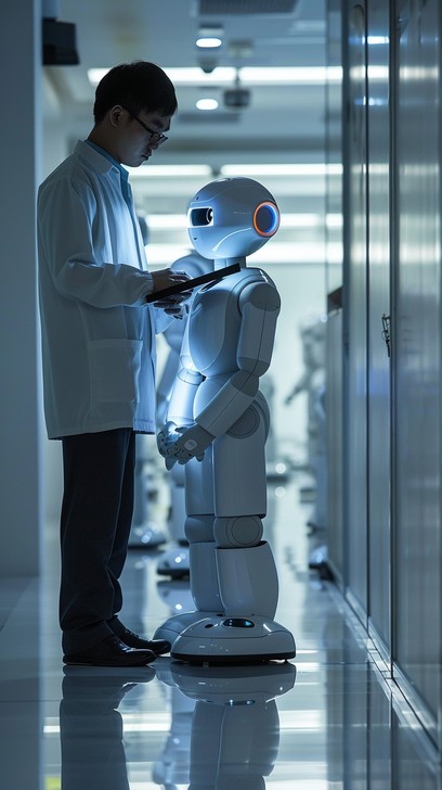Free Human Robot Interaction Image - Robot, Scientist, Laboratory ...