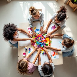 Free Collaborative Creative Circle Image - Creativity, Collaboration ...