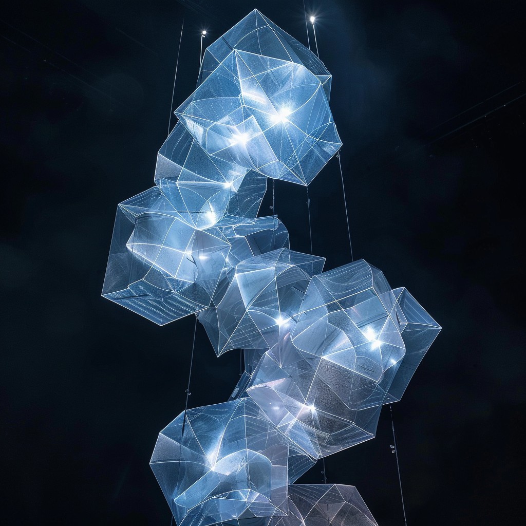 Free Illuminated Geometric Display Image - Illumination, Geometric ...
