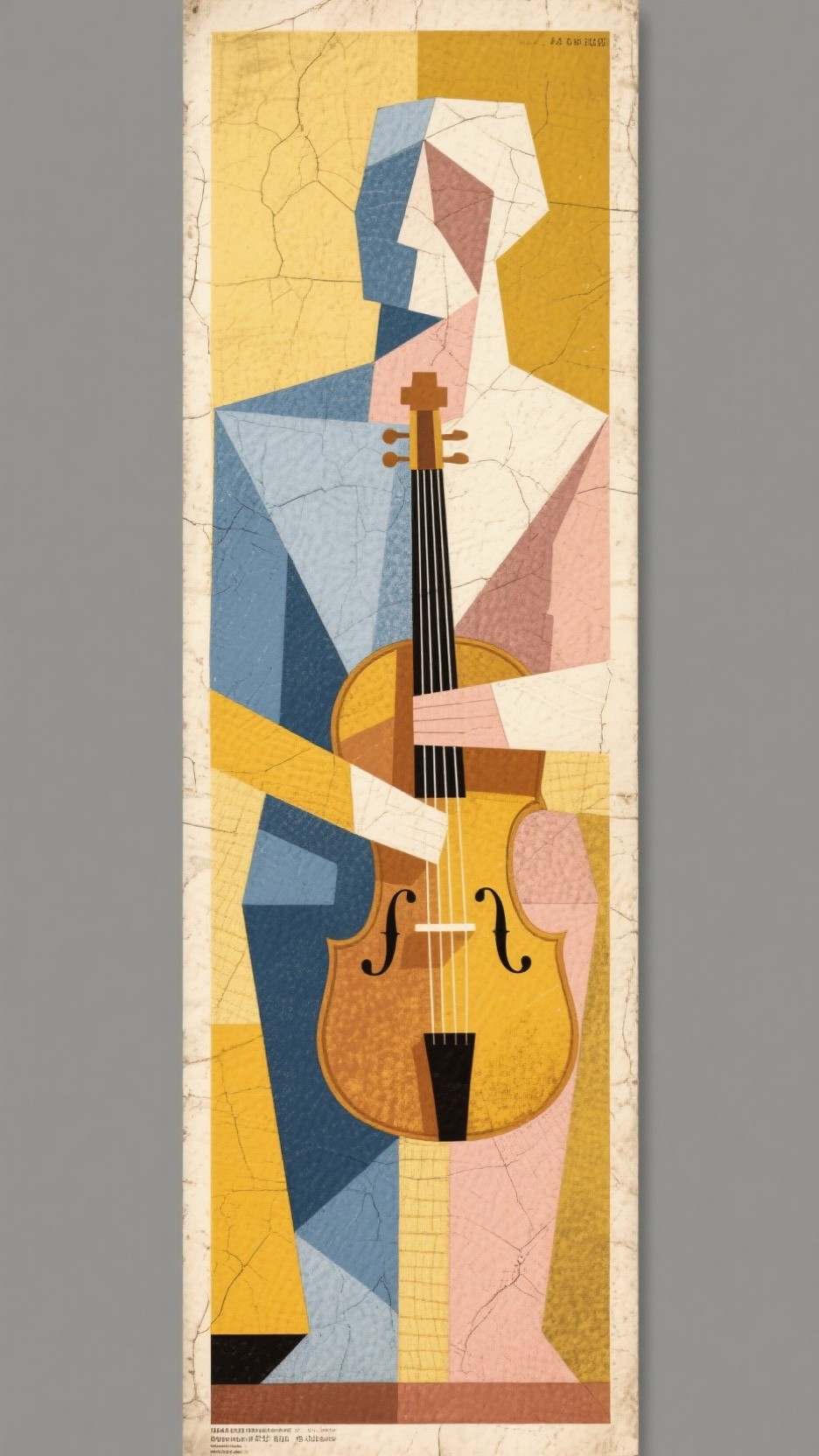 Free Cubist Violin Composition Image - Cubism, Violin, Modernism ...