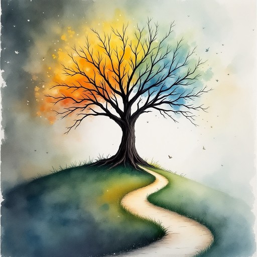 Free Seasons Through Time Image - Watercolor, Tree, Seasons | Download ...