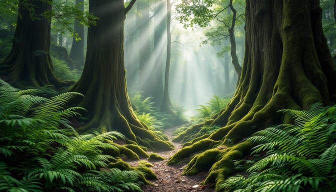 Free Mystical Forest Path Image - Forest, Woodland, Trees | Download at ...