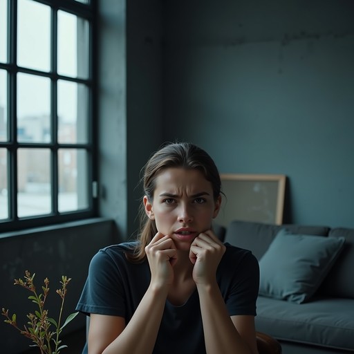 Free Contemplative blue moment Image - Pensive, Contemplative, Teal ...