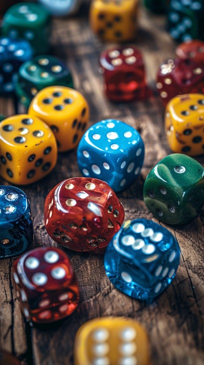 Free Colorful dice collection Image - Dice, Colorful, Gaming | Download ...