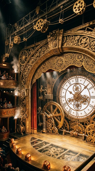 Free Mechanical Clockwork Theater Image - Steampunk, Theater, Stage ...