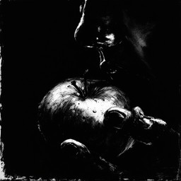 Free Dark Apple Portrait Image - Charcoal, Sketch, Drawing | Download ...