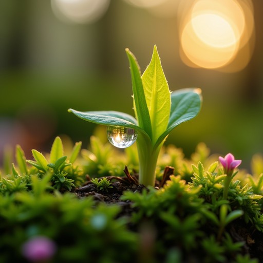 Spring Magnifying Glass Free Spring's Liquid Lens Image - Dewdrop, Leaf, Macro | Download at ...