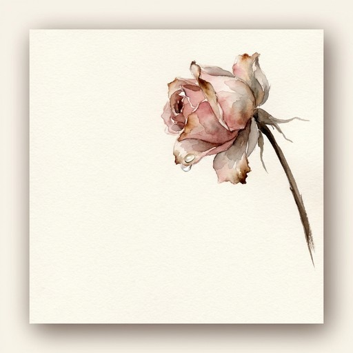 Free Fading Rose Beauty Image - Watercolor, Rose, Flower | Download at ...